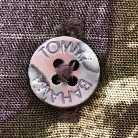 Tommy Bahama Hawaiian Shirt Men XXL Green Floral Button Up Pocket Short Sleeve - Picture 10 of 13